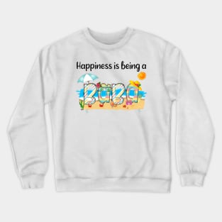 Happiness Is Being A Baba Summer Beach Happy Mother's Day Crewneck Sweatshirt